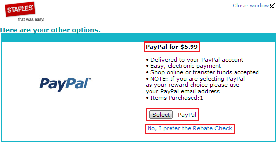 PayPal Option