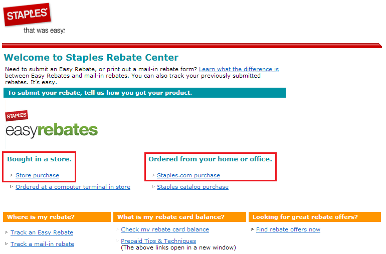 Staples Easy Rebates Step by Step Guide Travel With Grant
