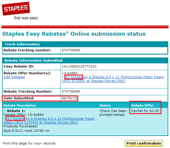 Staples Easy Rebates Step by Step Guide Travel With Grant