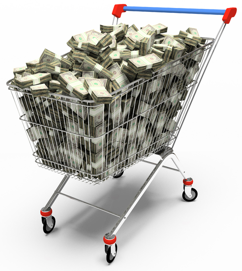 Shopping Cart Money