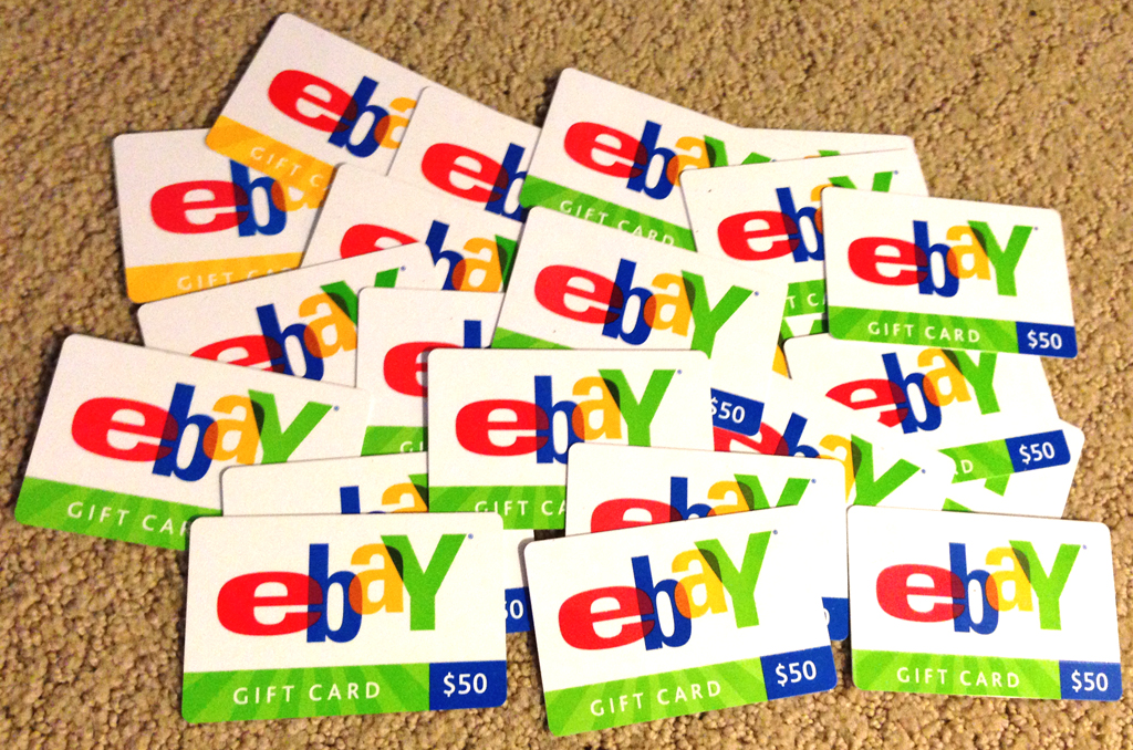 lots of ebay gift cards