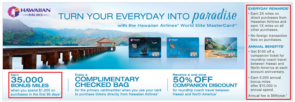 Barclays Hawaiian Airlines Card