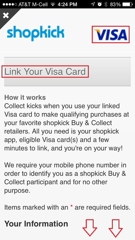 Link Visa Card