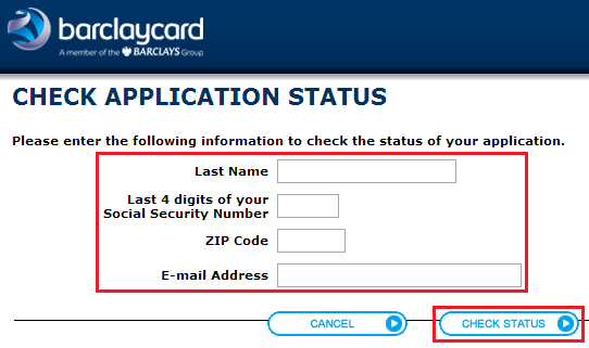 Barclays Application Status1