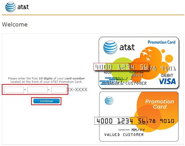 How to Apply a $200 Promotional Card to your AT&T Monthly Bill