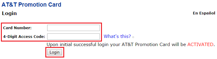 How to Apply a $200 Promotional Card to your AT&T Monthly Bill