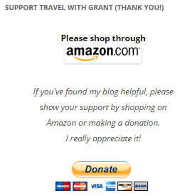 Amazon and PayPal Donations