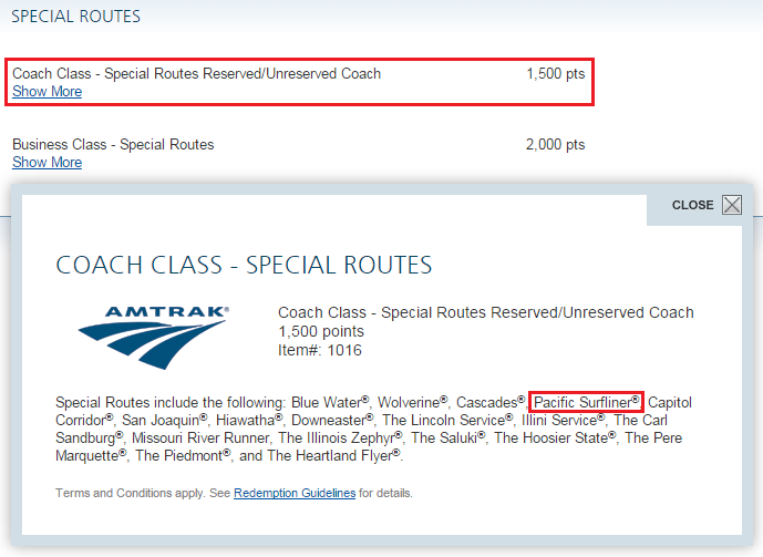 Amtrak Special Routes Pacific Surfliner