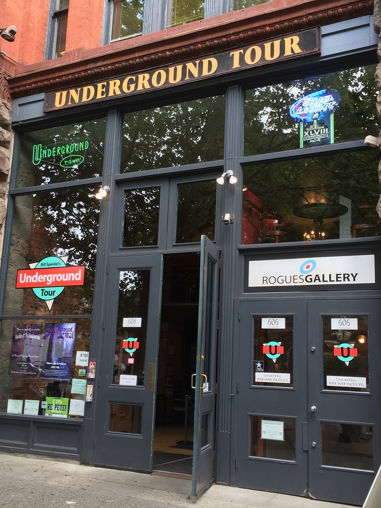 Seattle Underground Tour Front Door