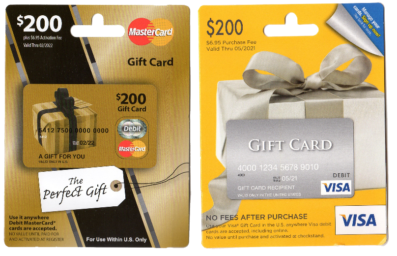$500 One Vanilla Gift Cards from CVS or $200 Visa Gift Cards from Staples?
